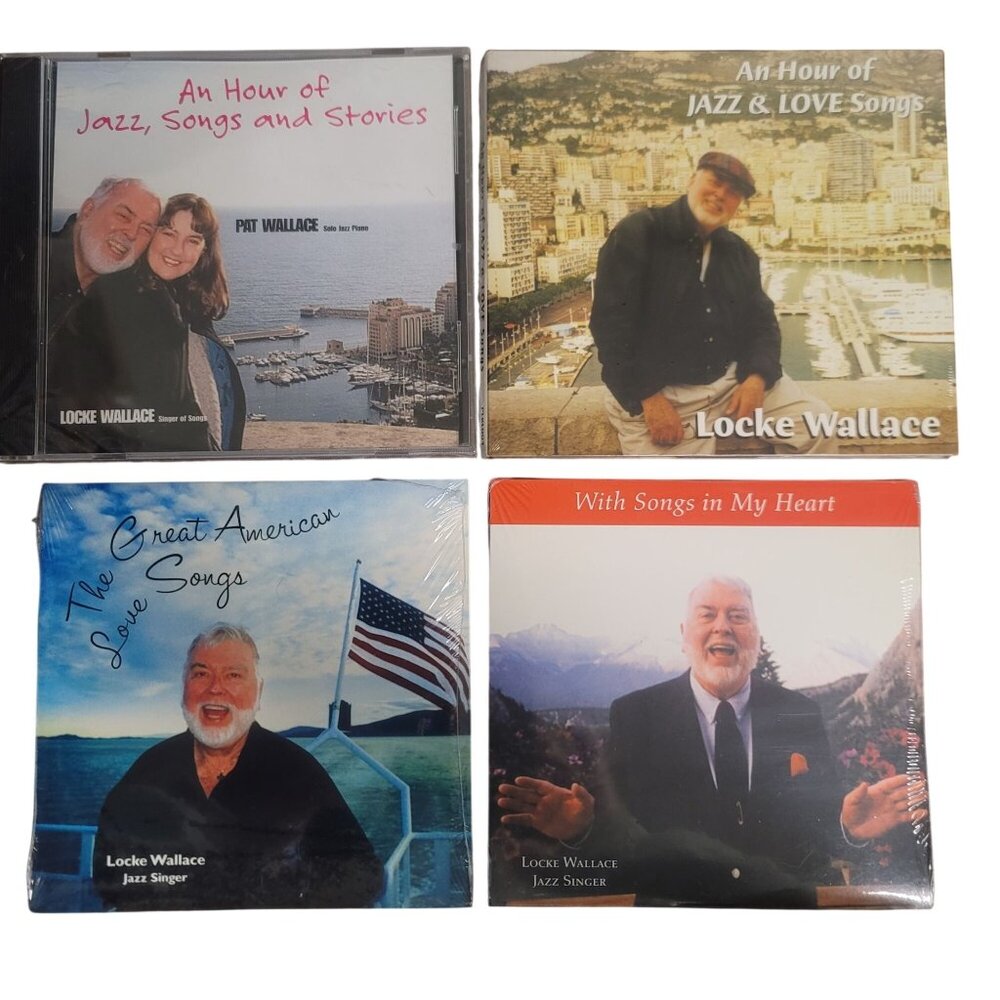 Locke Wallace Singer Jazz & Love Songs 4 CD Collection Pat Piano New Sealed